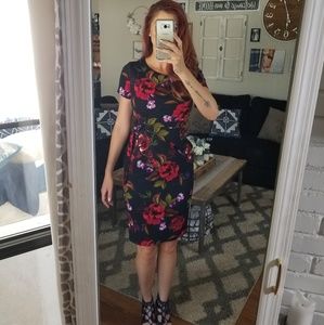 Floral Navy Dress